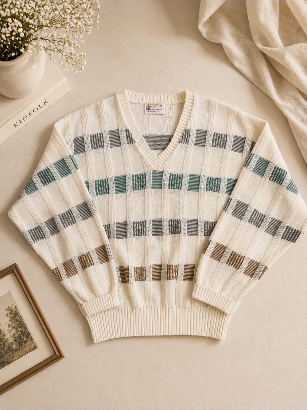 Vintage London Fog Knit Sweater – Made in USA